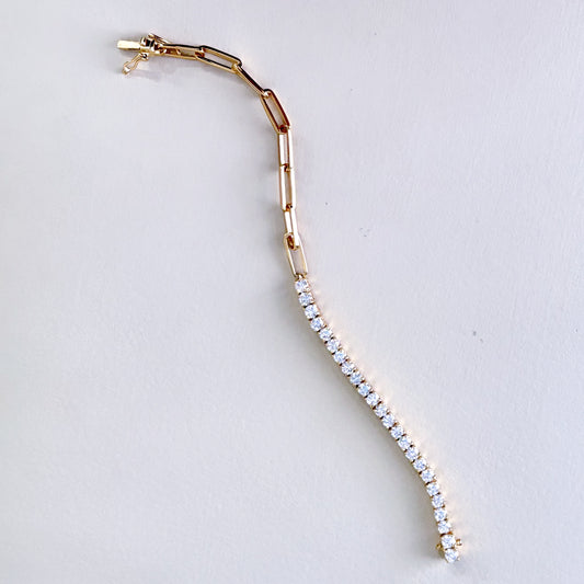 Half Tennis Bracelet