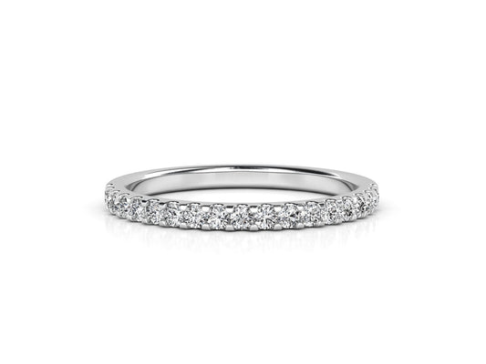Diamond Band Ring (9K Solid Gold)