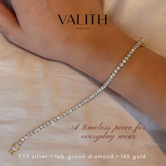 Full Tennis Bracelet
