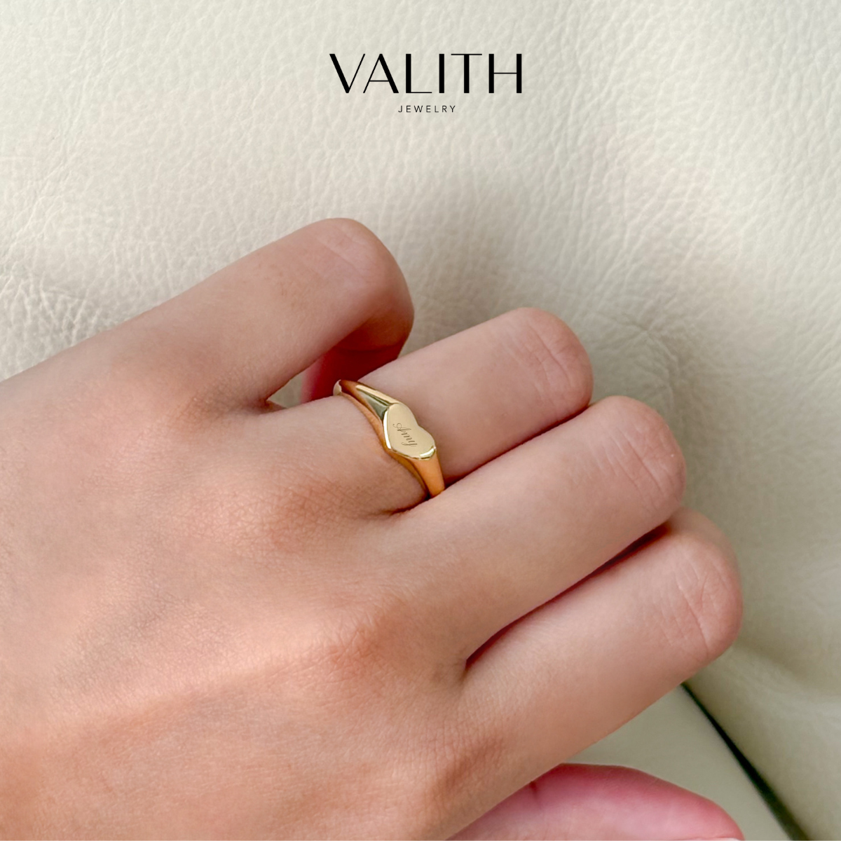 Heart Signet Ring