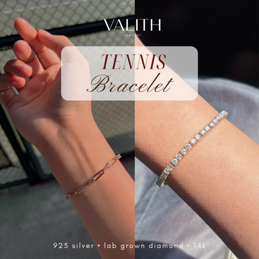 Half Tennis Bracelet