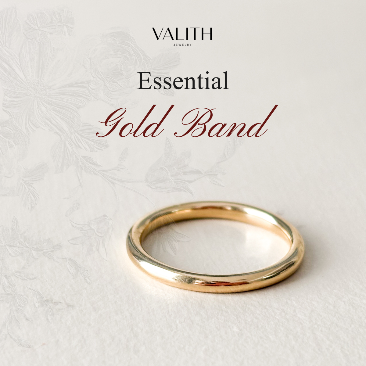 The Essential Band Ring (9K Solid Gold)
