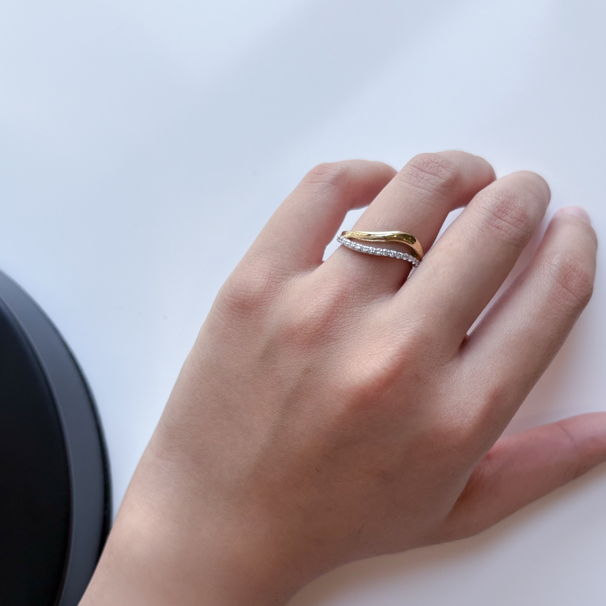 Two-Tone Diamond Ring